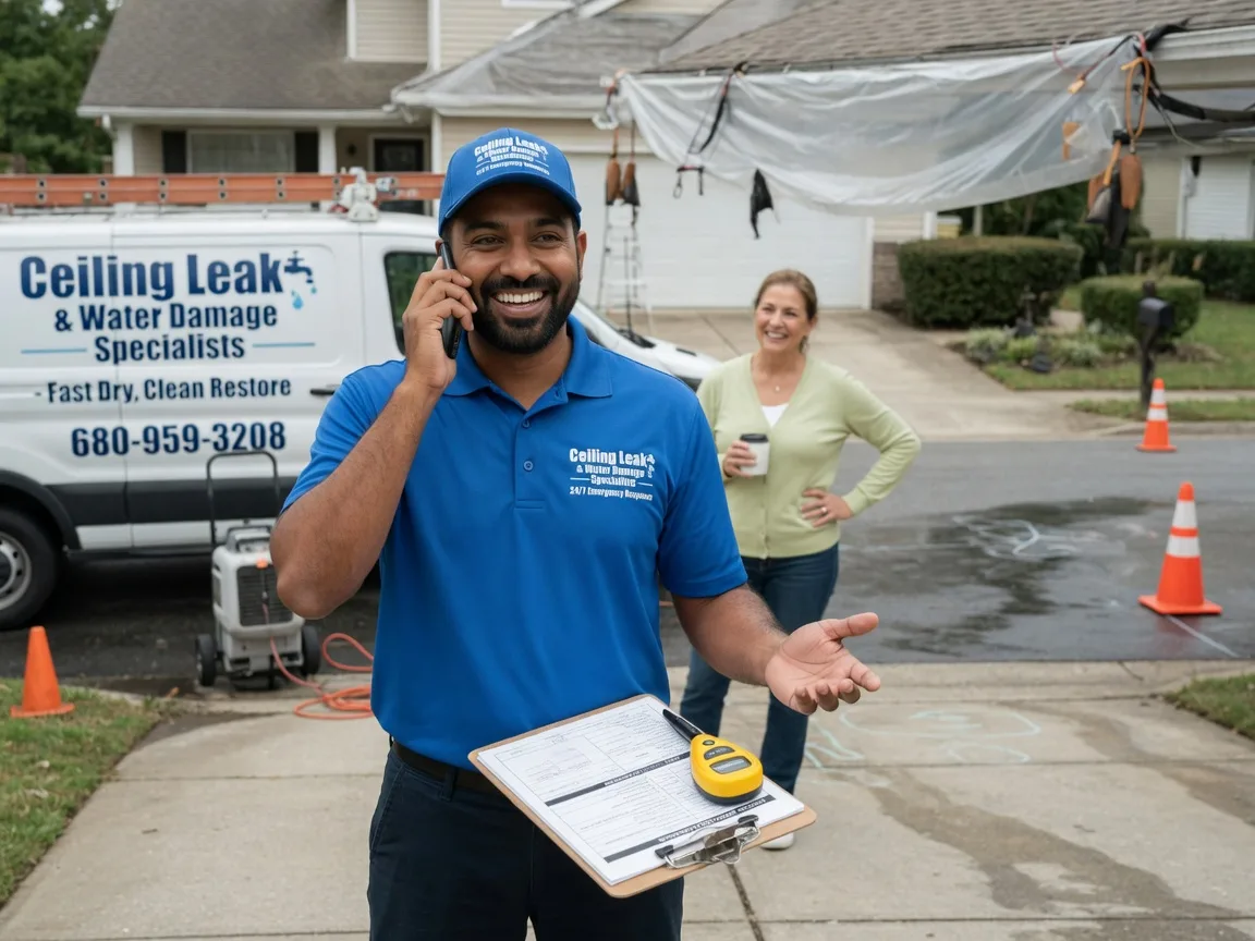 Ceiling Leak Cleanup Ranson, WV FAQs
